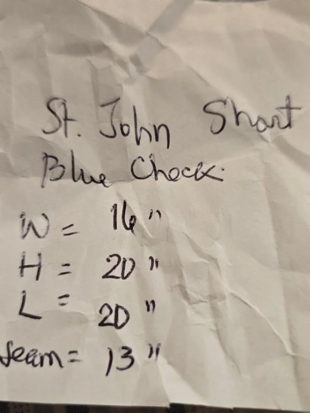 St. Johns Bay measurements pictures